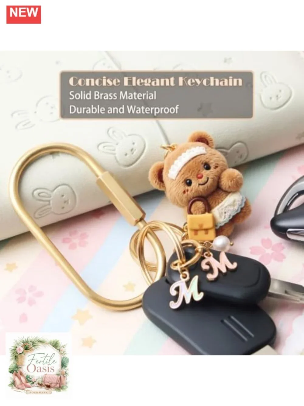 8 Pcs Locking Key Rings Carabiner Keychain Clips Screw Lock Key Organizer Solid